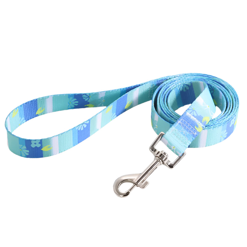 Soft durable nylon adjustable Dog collars and leashes